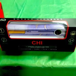 CHI ceramic hairstyling iron in lavender dreams